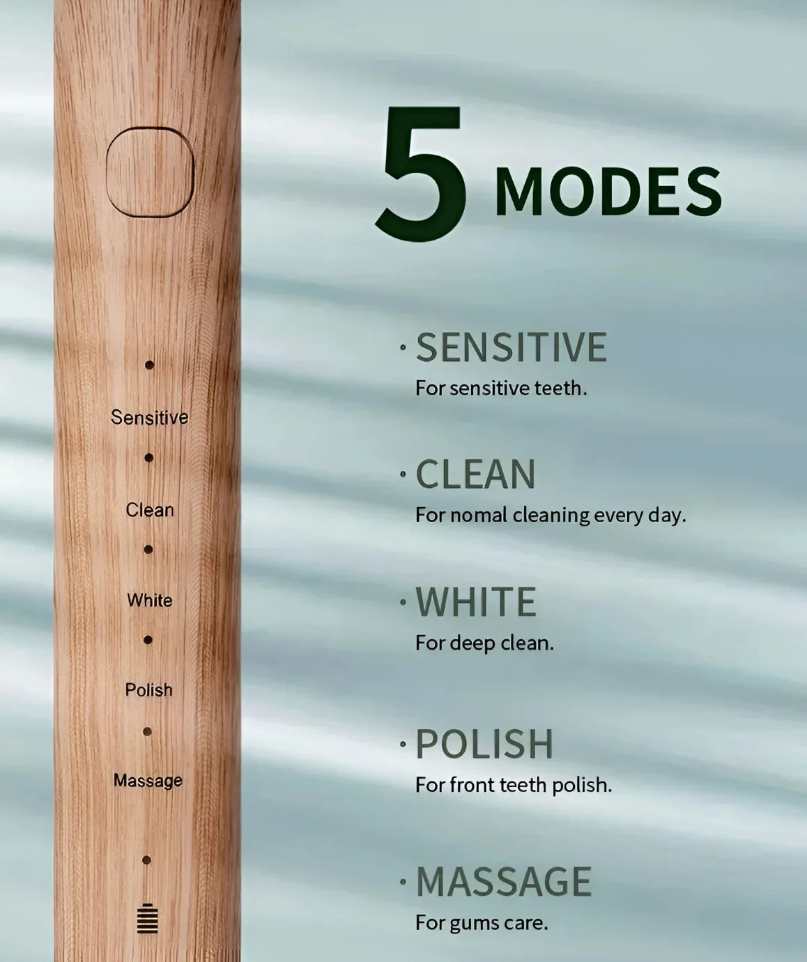 Bamboo Electric Toothbrush - Comari