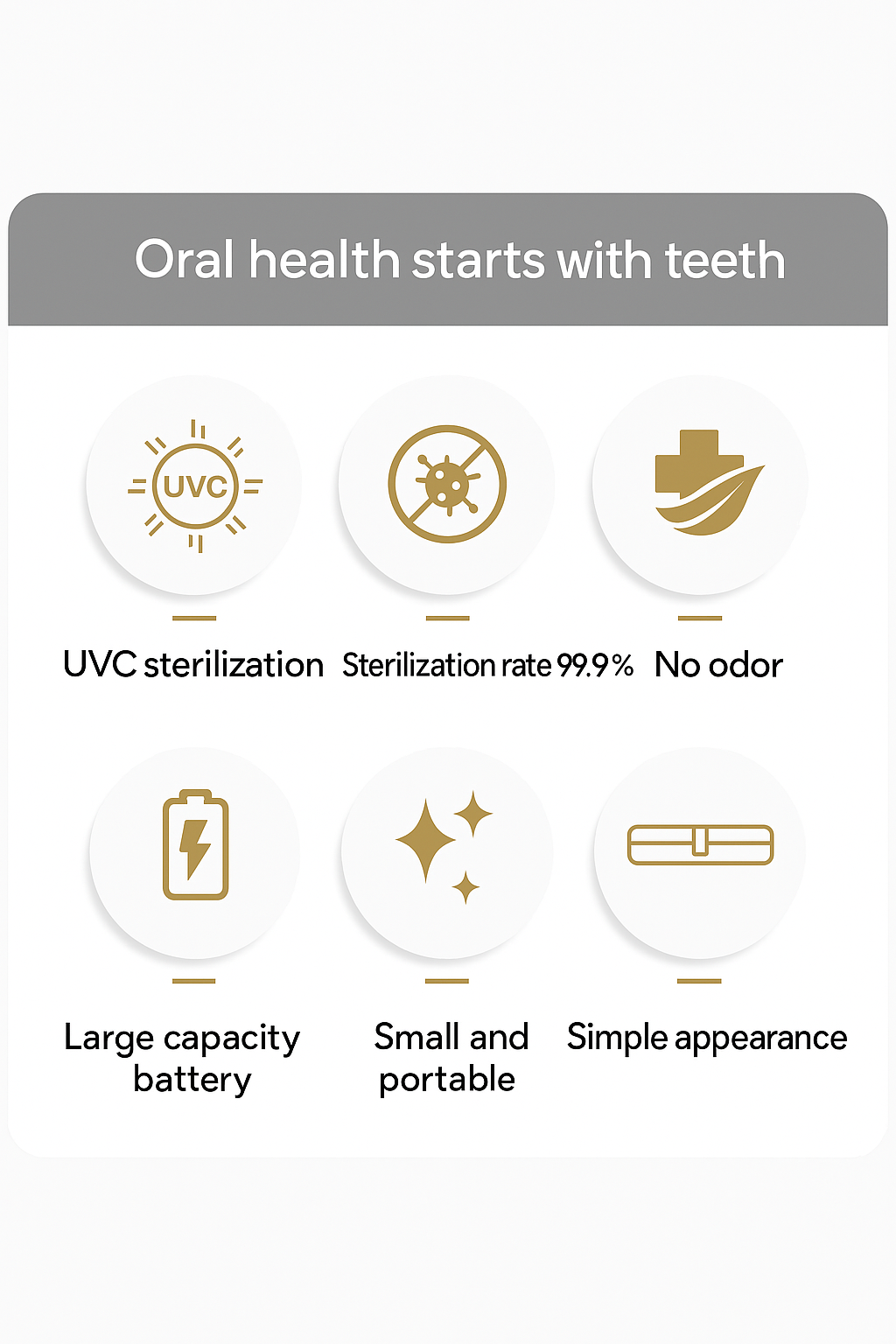 Benefits of the portable toothbrush sterilizer