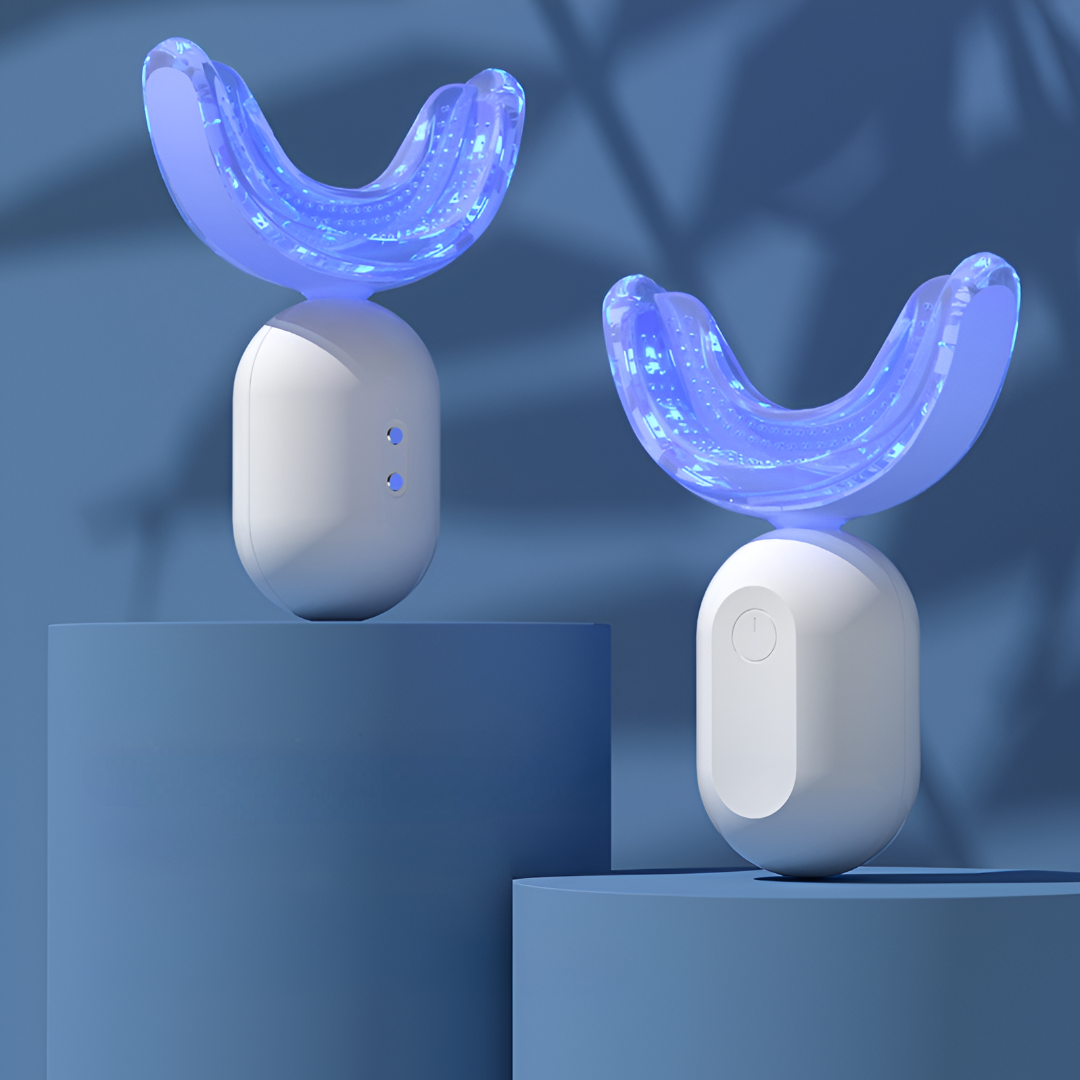 White LED Whitening Device that comes in a Kit with Whitening Pens