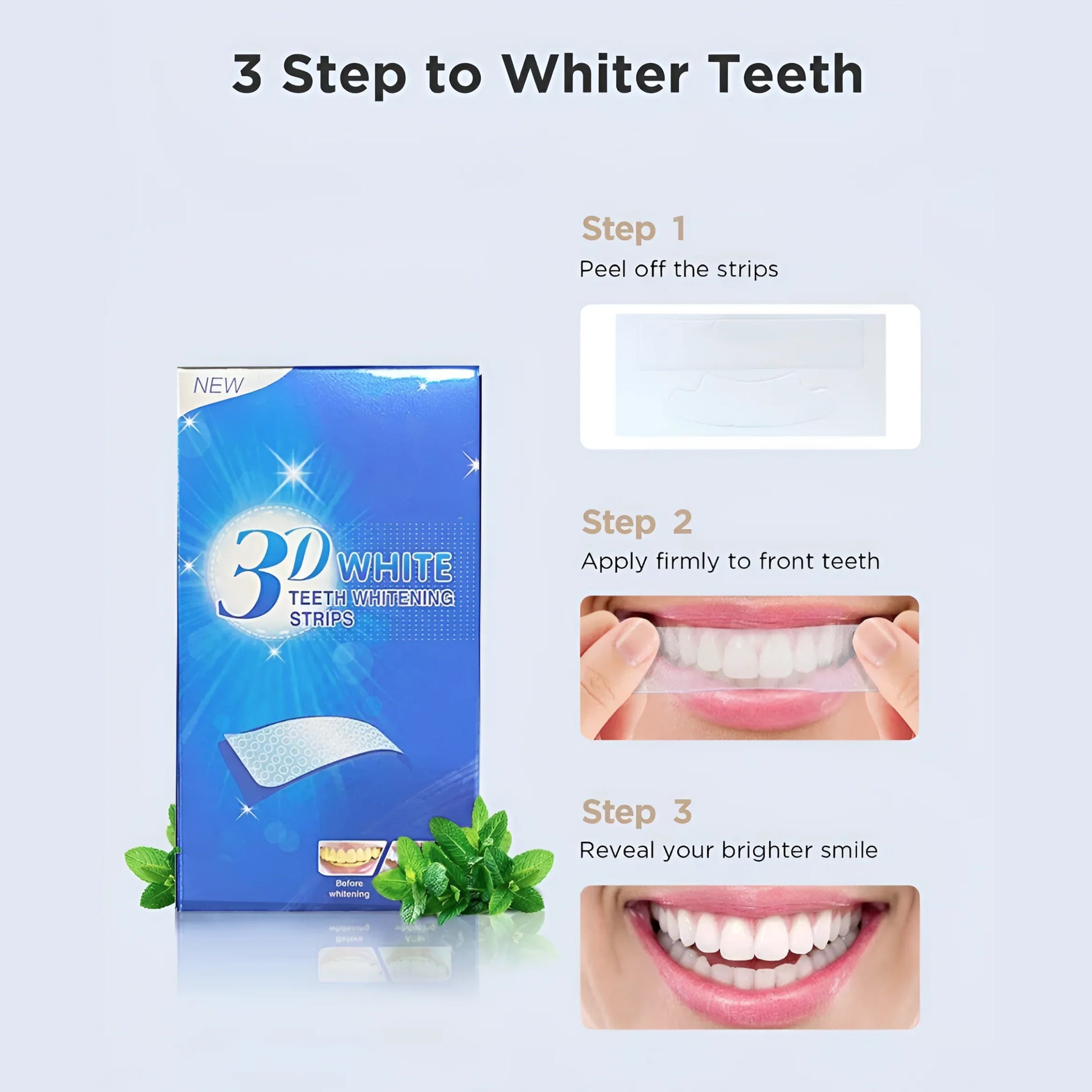 3D Whitening Strips - Comari Oral Care 