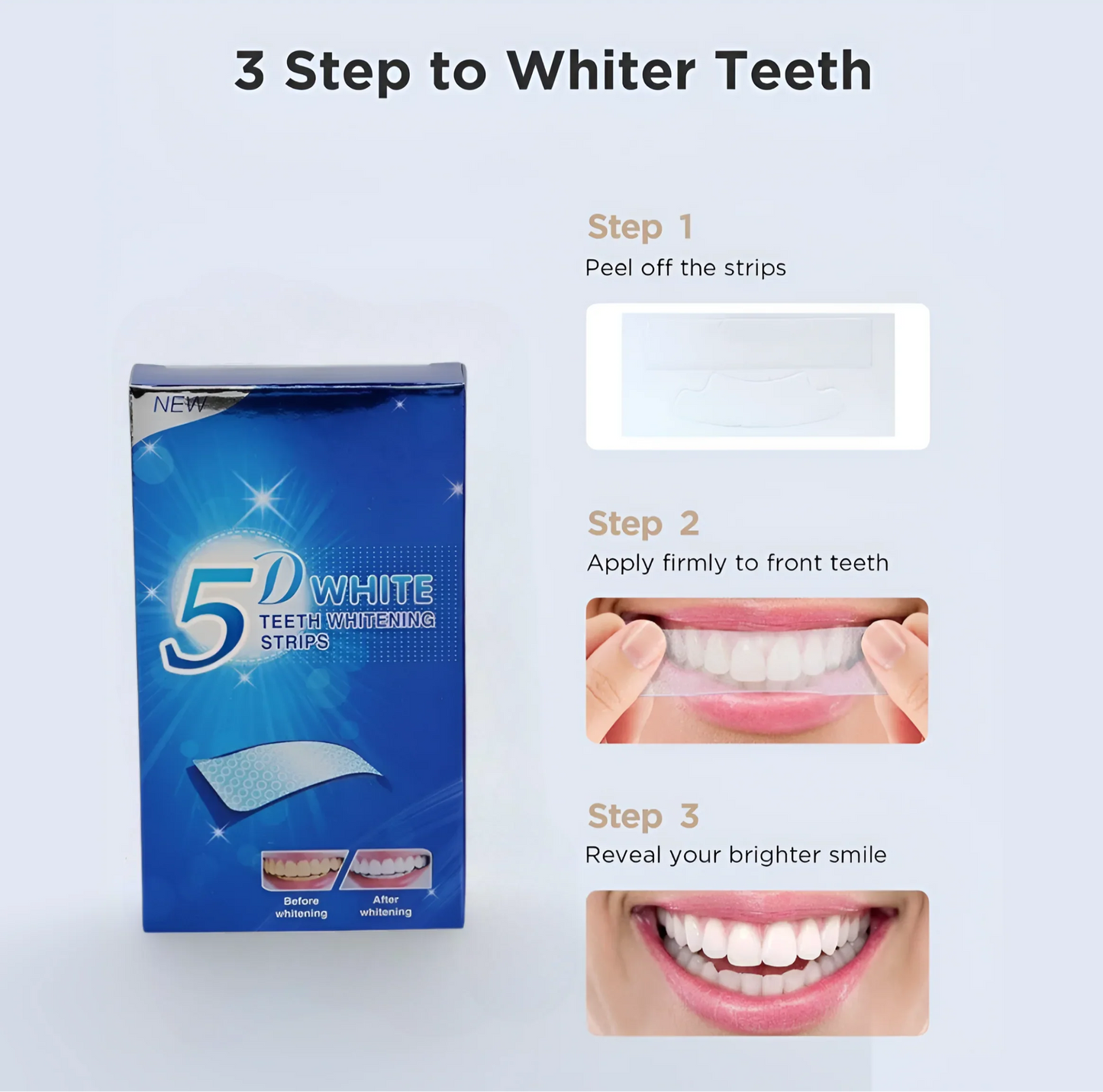 5D Whitening Strips - Comari Oral Care 