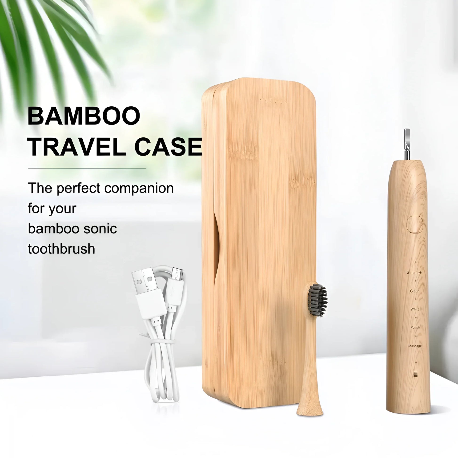 Bamboo Electric Toothbrush - Comari