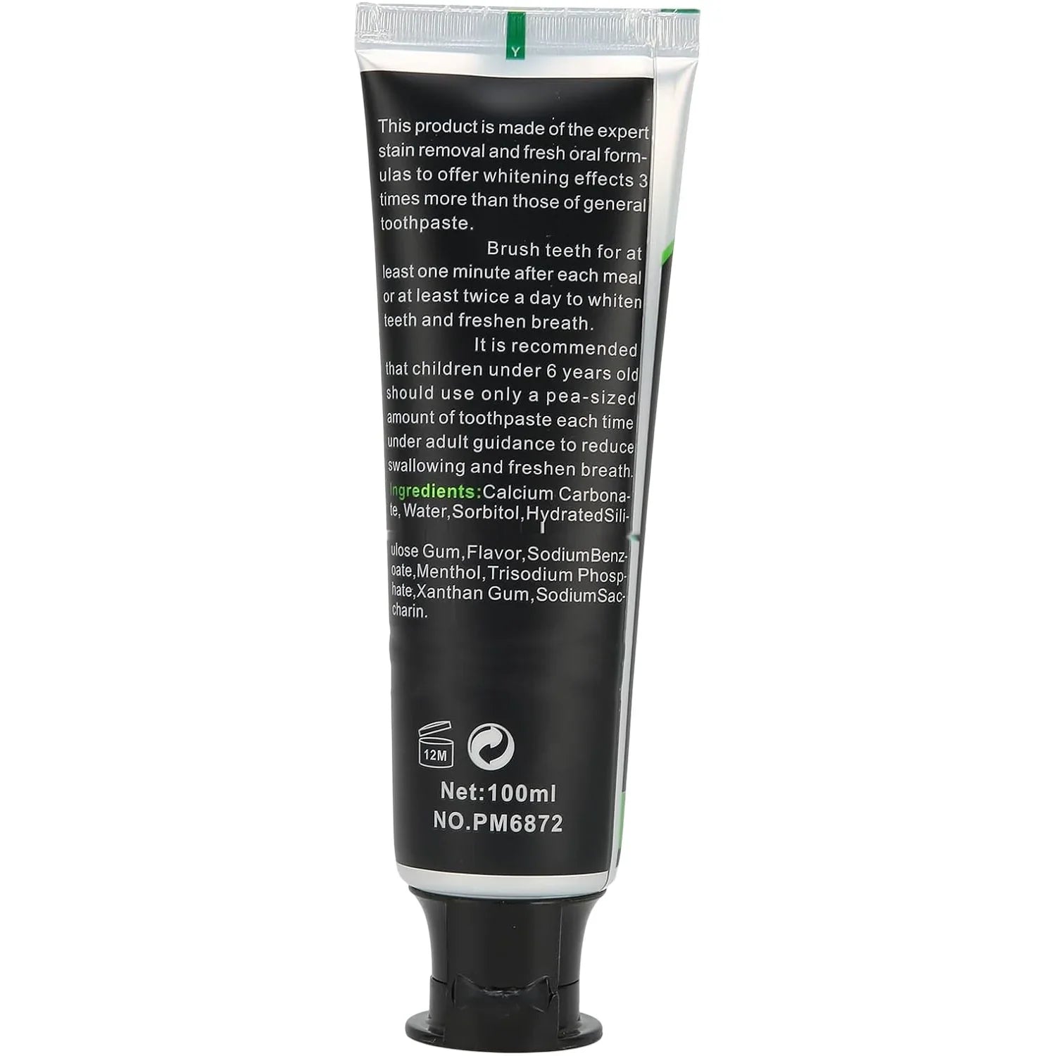 Activated Charcoal Toothpaste - Comari Oral Care 
