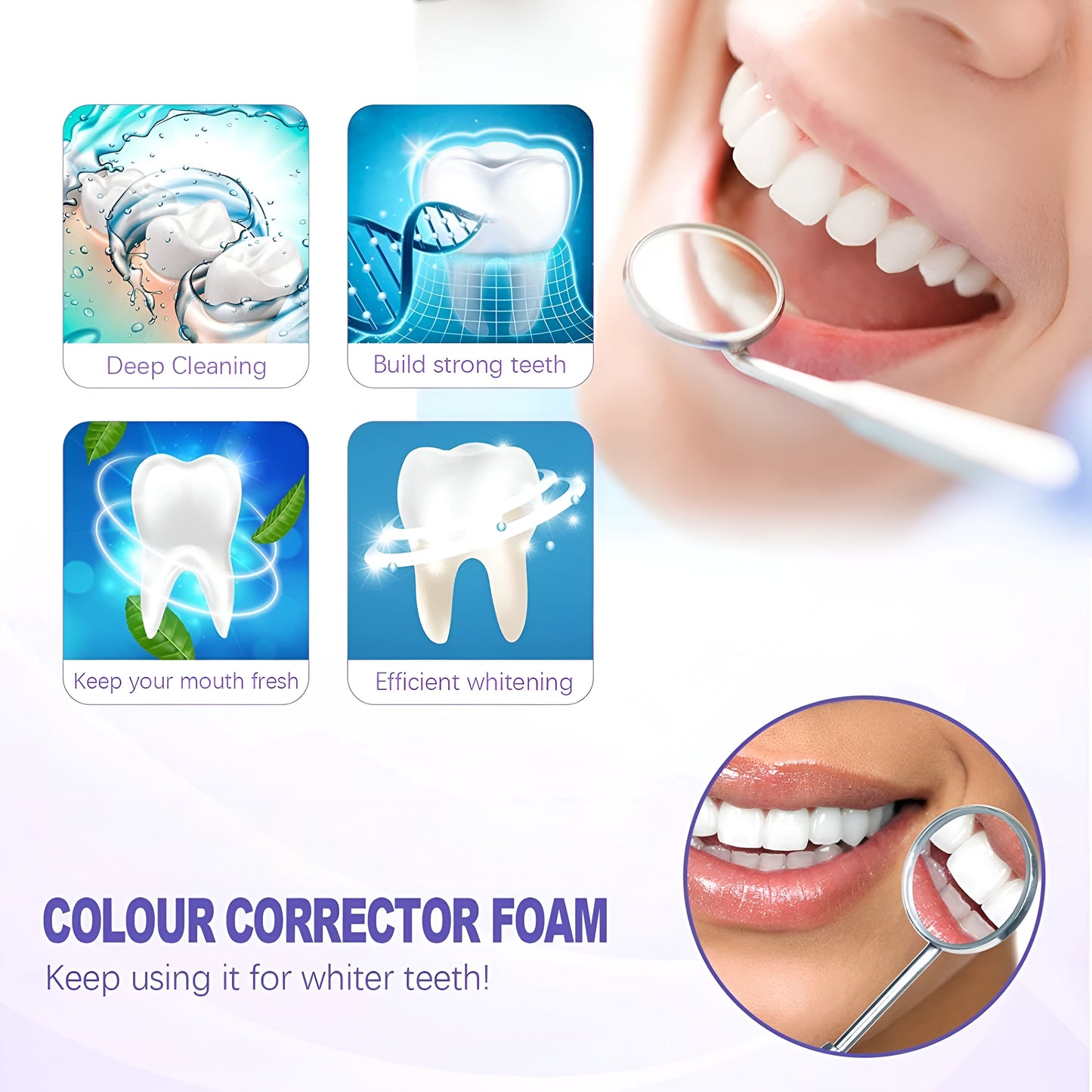 Purple Whitening Mousse - Comari Oral Care 
