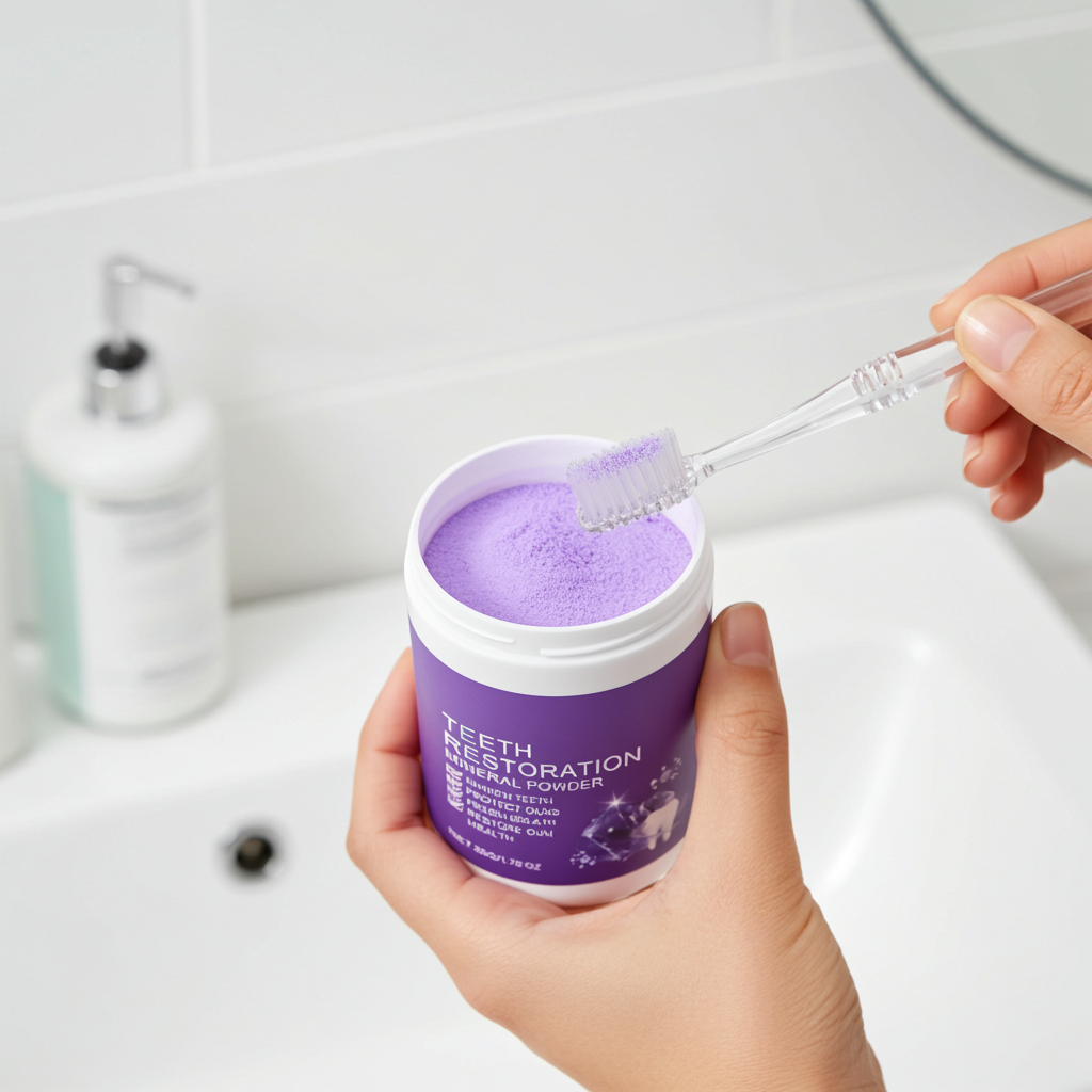 Purple Whitening Powder - Comari Oral Care 