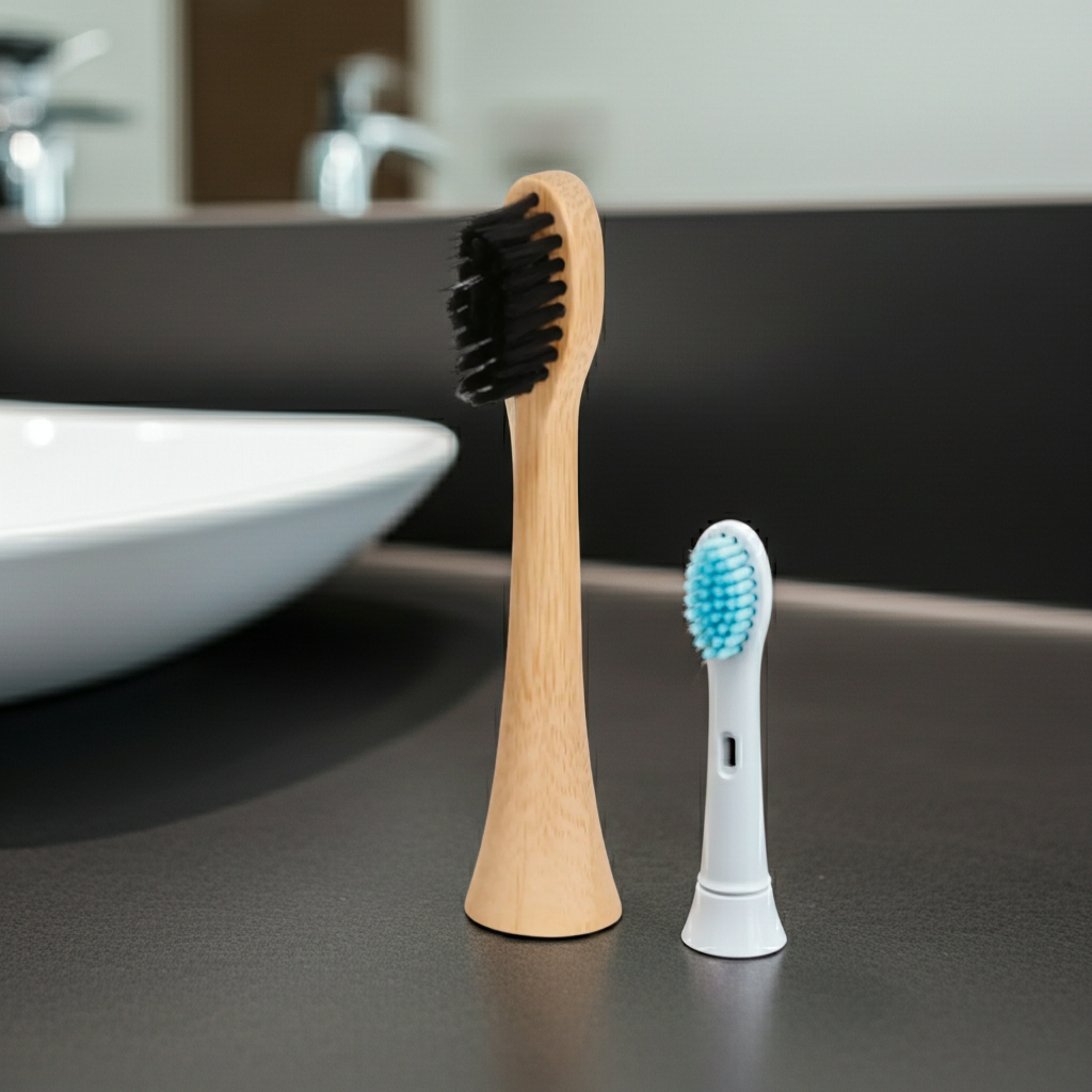 Replacement Heads: Bamboo Electric Toothbrush - Comari Oral Care 