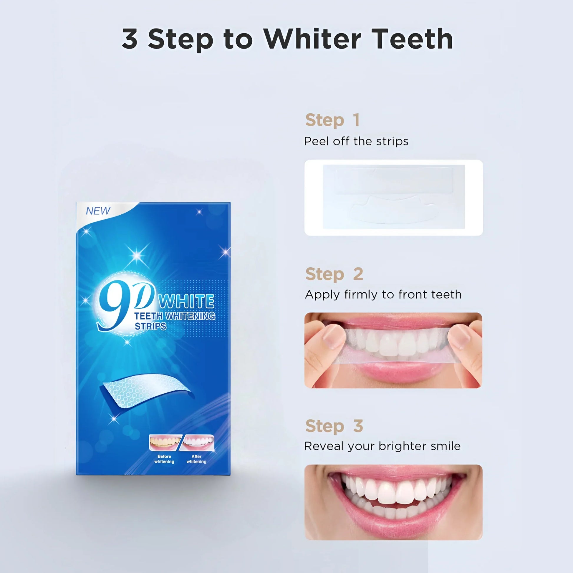 9D Whitening Strips - Comari