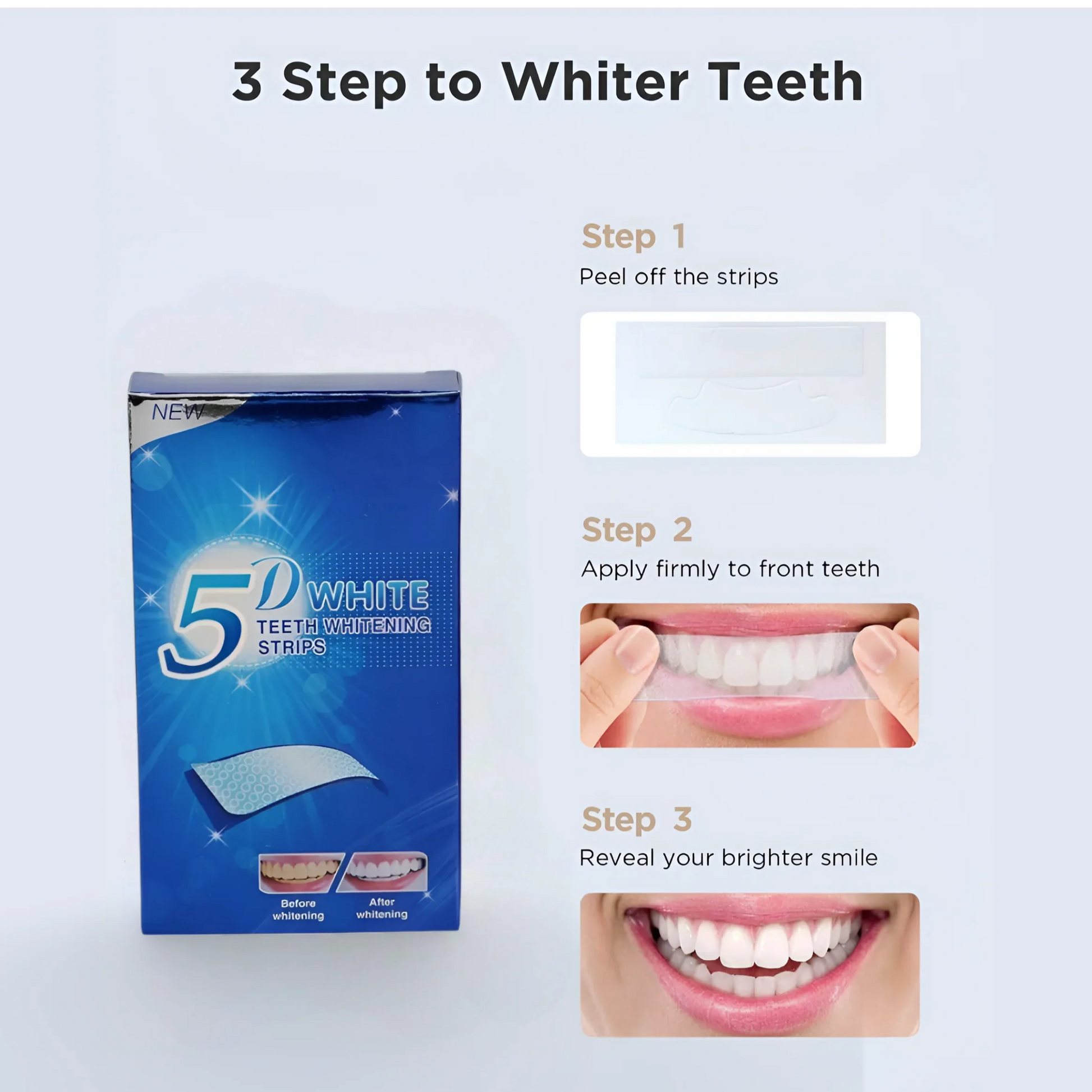 5D Whitening Strips - Comari